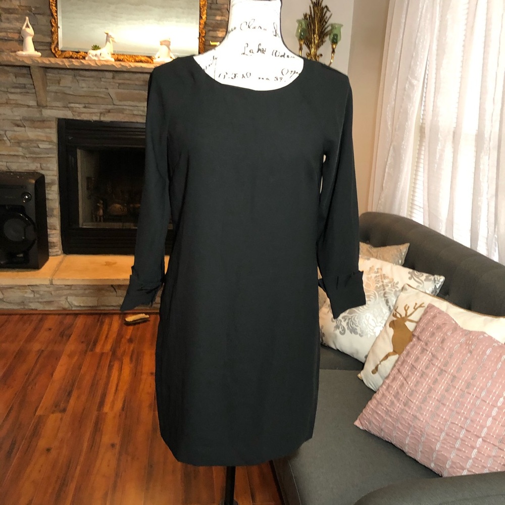 Banana Republic Dresses Black Shift Dress NWT - Picture 6 of 8